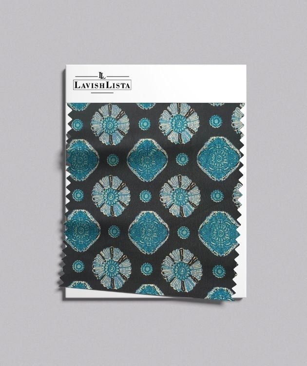 Black Cotton Blend Fabric