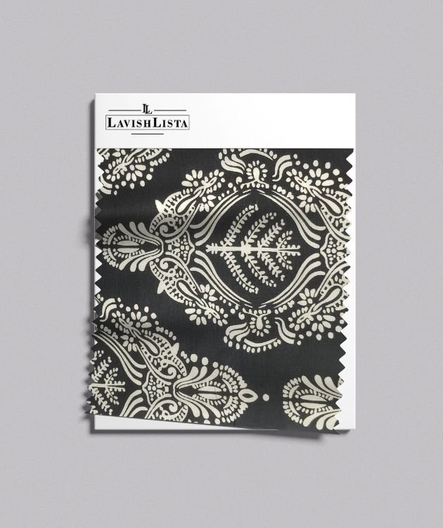 Cotton blend ethnic print fabric