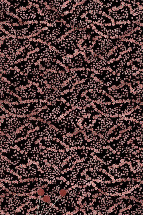 Ditsy Minimal Floral Digital Print Fabric