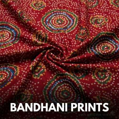 Bandhani Printed fabric