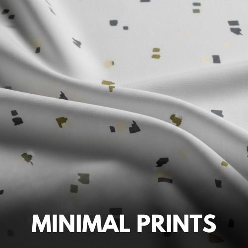 Minimal printed fabric
