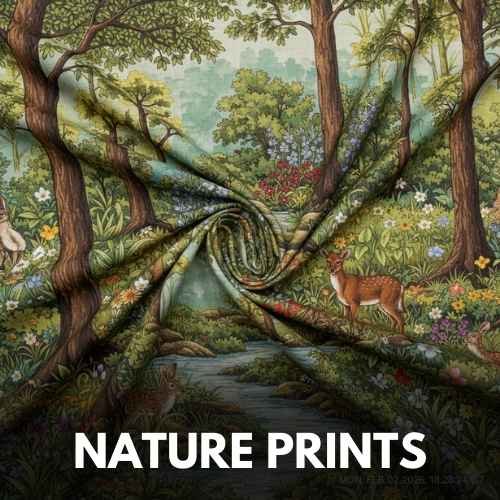 Nature Printed fabric