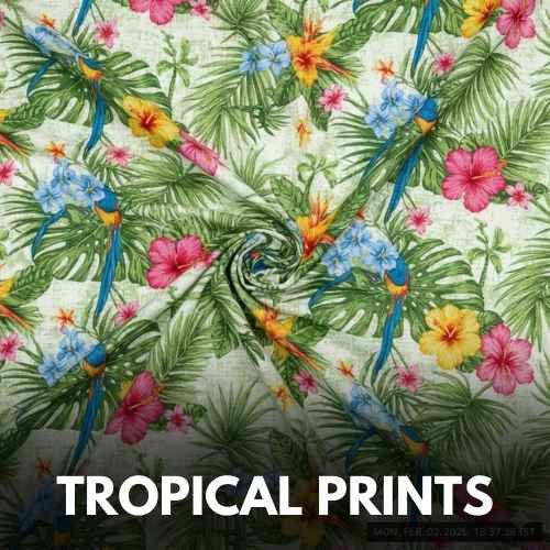 Tropical Printed fabric
